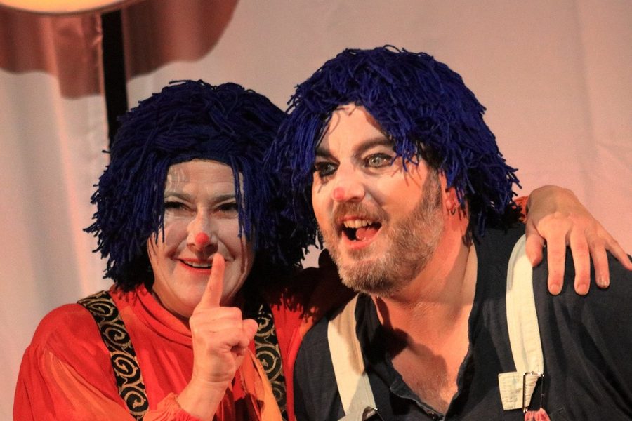 Barbec et Bretoc, les deux clowns de La chasse aux légumes
